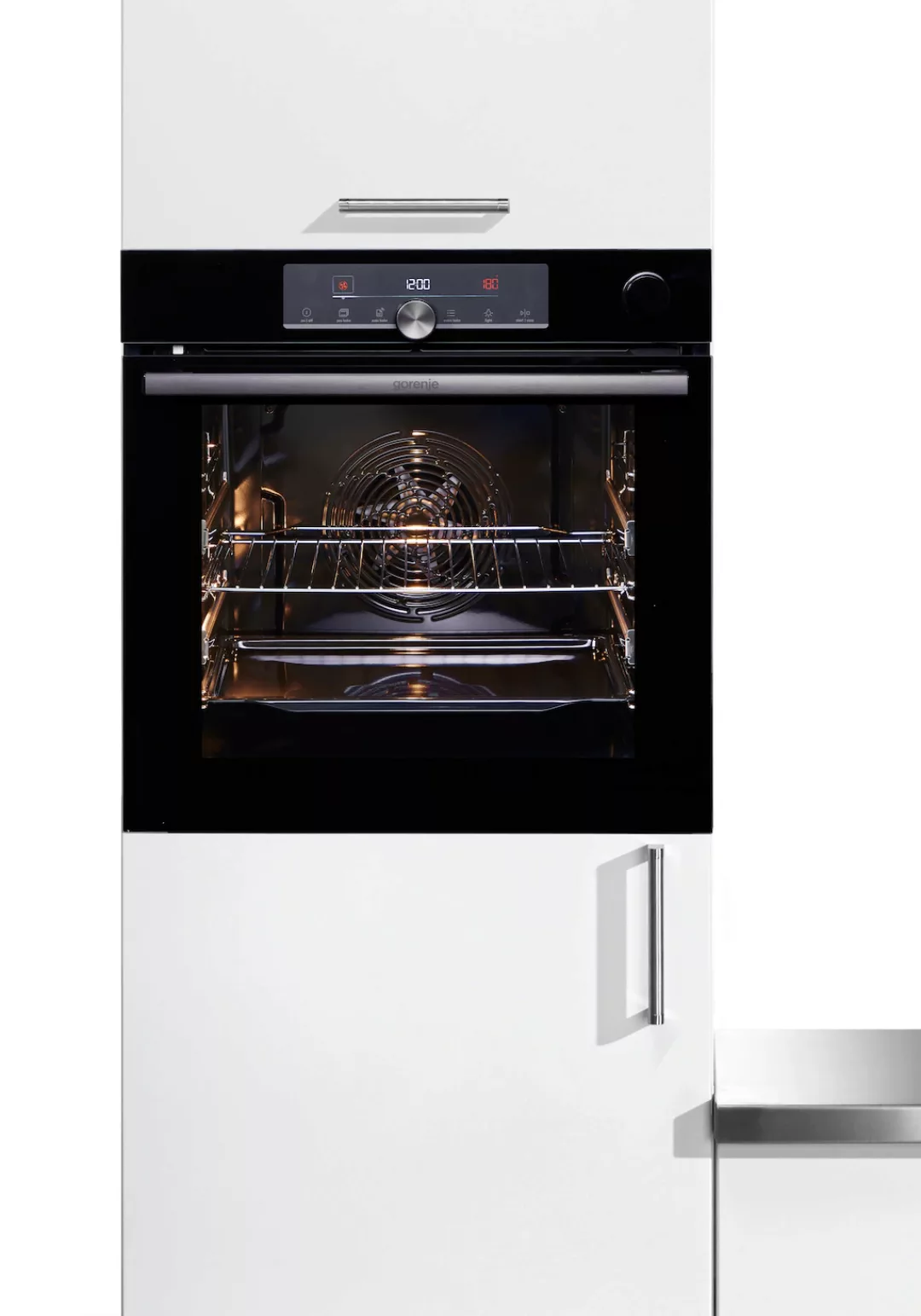 GORENJE Backofen »BPSA6747A08BGWI«, Pyrolyse, 2fach Teleskopauszug, Wassert günstig online kaufen