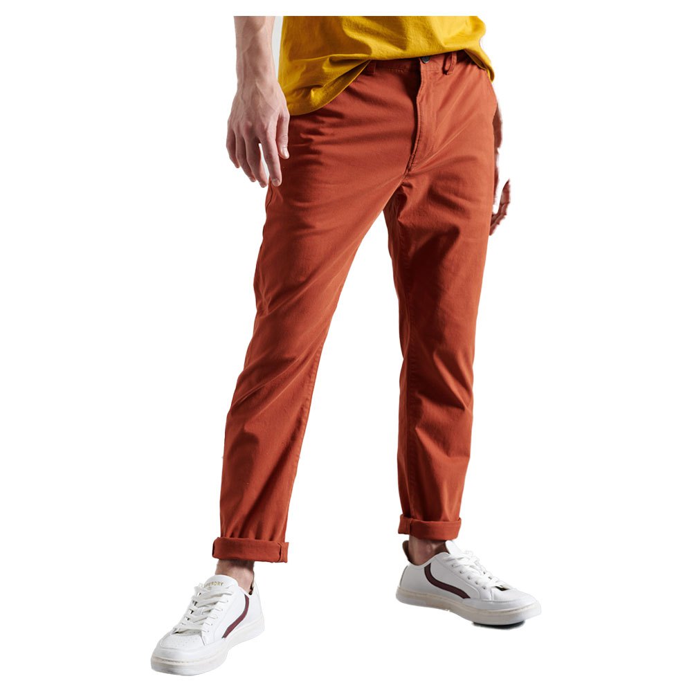 Superdry Core Slim Chino Hose 28 Burnt Orange günstig online kaufen