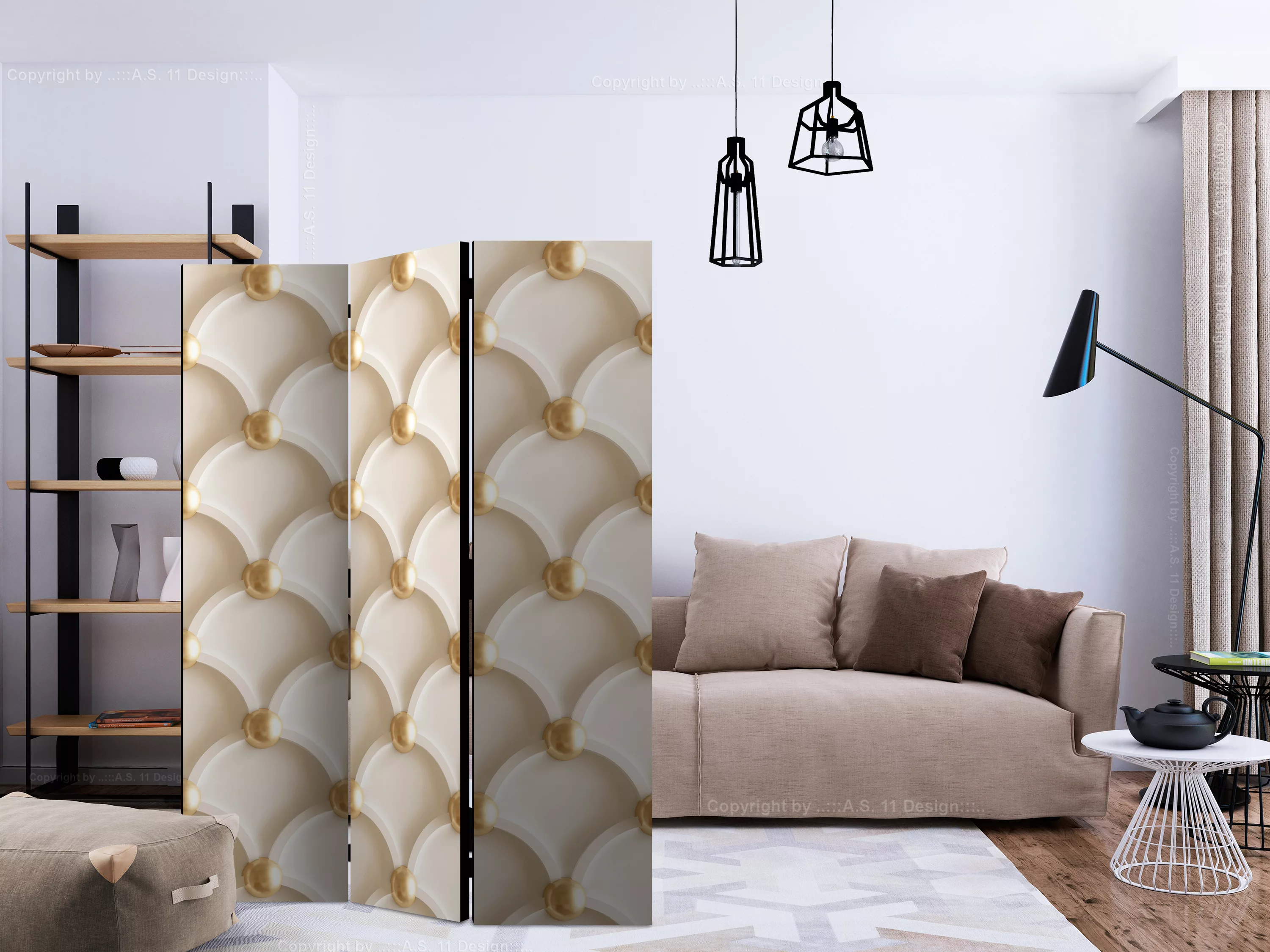 3-teiliges Paravent - Perfect Harmony [room Dividers] günstig online kaufen