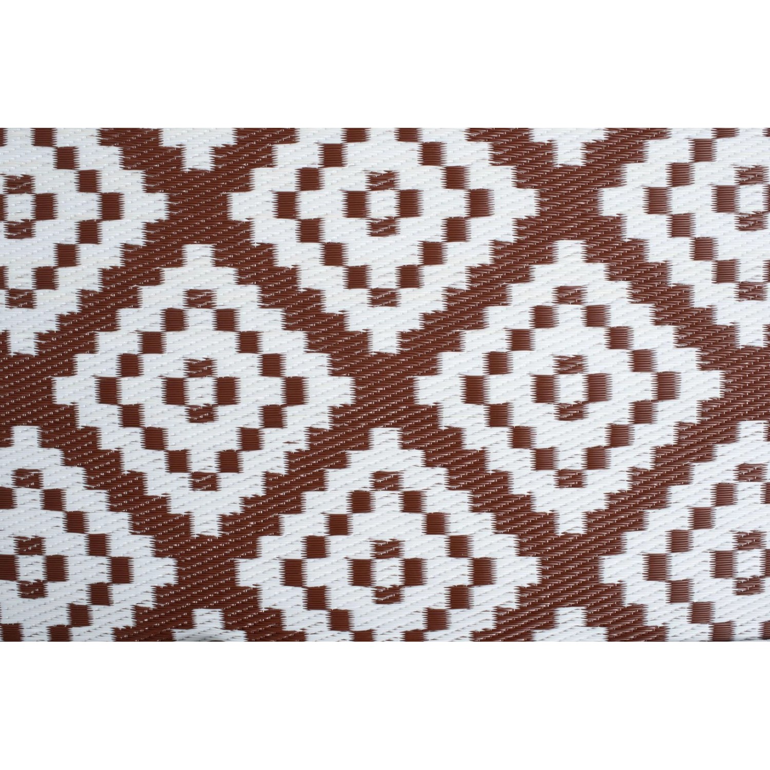 Jet-Line Outdoorteppich Austin Braun mit Geometrischen Mustern 90 x 150 cm günstig online kaufen