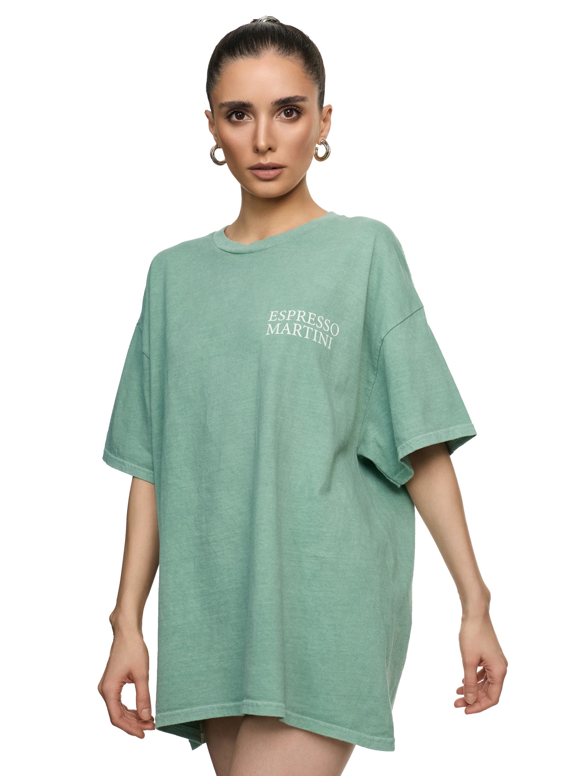 Worldclassca Print-Shirt Worldclassca Oversized Print ESPRESSO günstig online kaufen