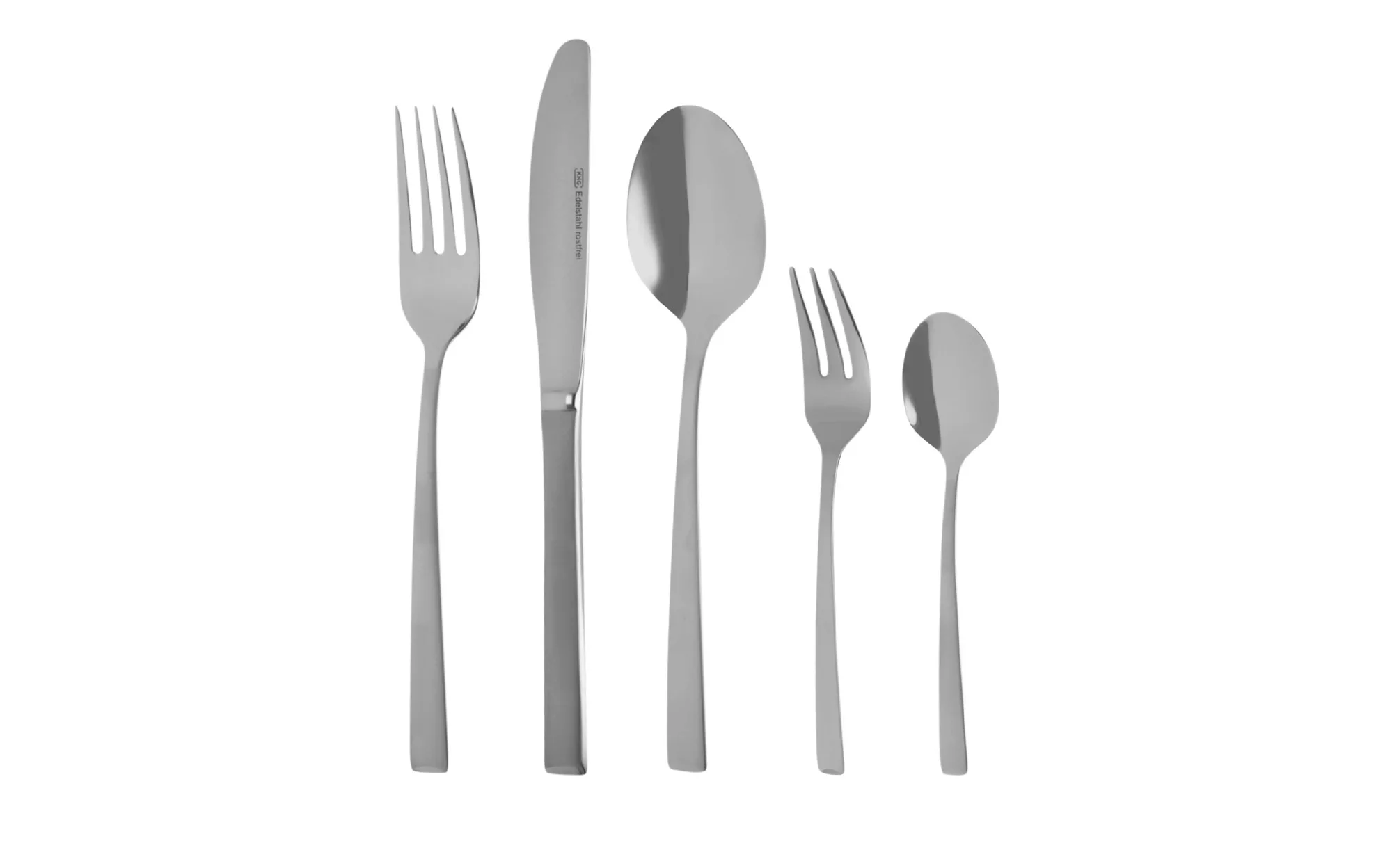 KHG Besteckset "740", 30-teilig  "740" - silber - Edelstahl - Sconto günstig online kaufen