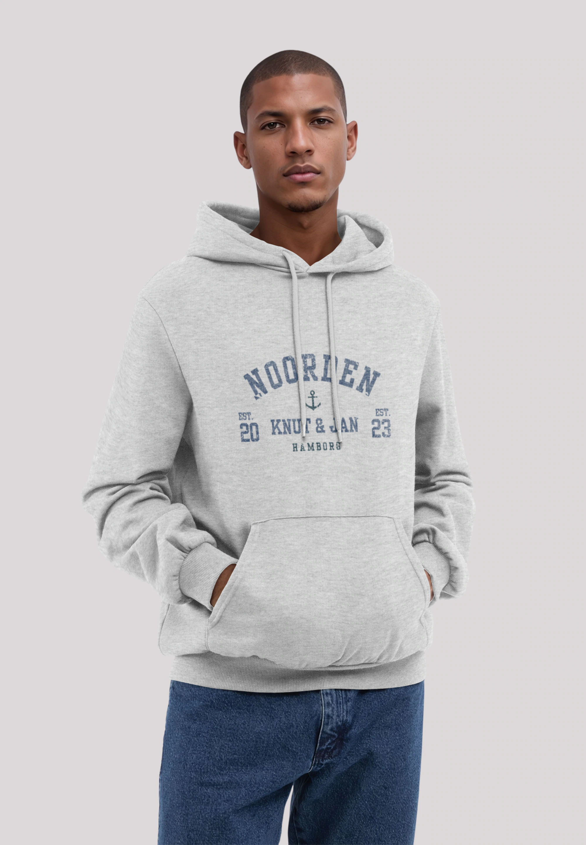 F4NT4STIC Kapuzenpullover "Knut & Jan Hamburg Noorden Collegiate", Premium günstig online kaufen