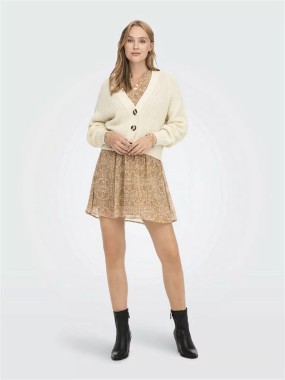 JDY Strickjacke JDYJUSTY L/S SHORT CARDIGAN KNT NOOS günstig online kaufen