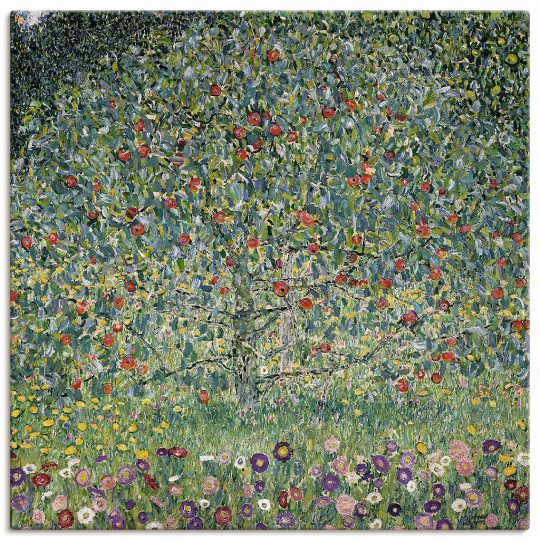Artland Wandbild "Apfelbaum I. 1912", Bäume, (1 St.), als Alubild, Outdoorb günstig online kaufen
