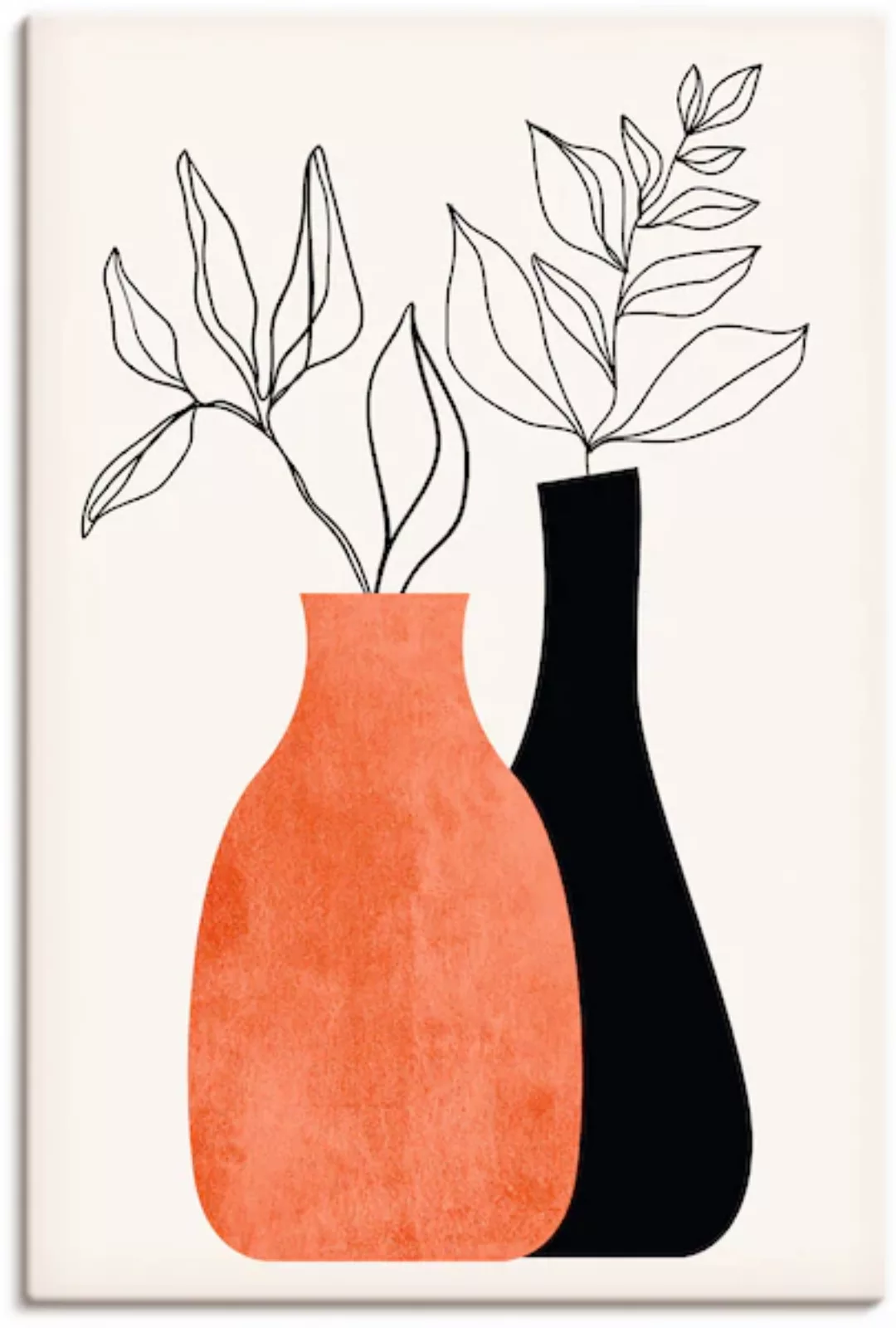 Artland Wandbild "Madame & Monsieur", Vasen & Töpfe, (1 St.) günstig online kaufen