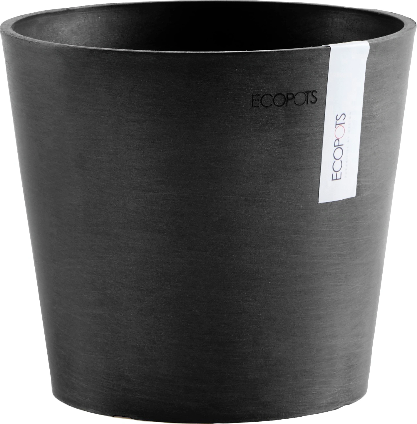 Ecopots Pflanztopf Amsterdam Mini Dunkelgrau 17 cm günstig online kaufen