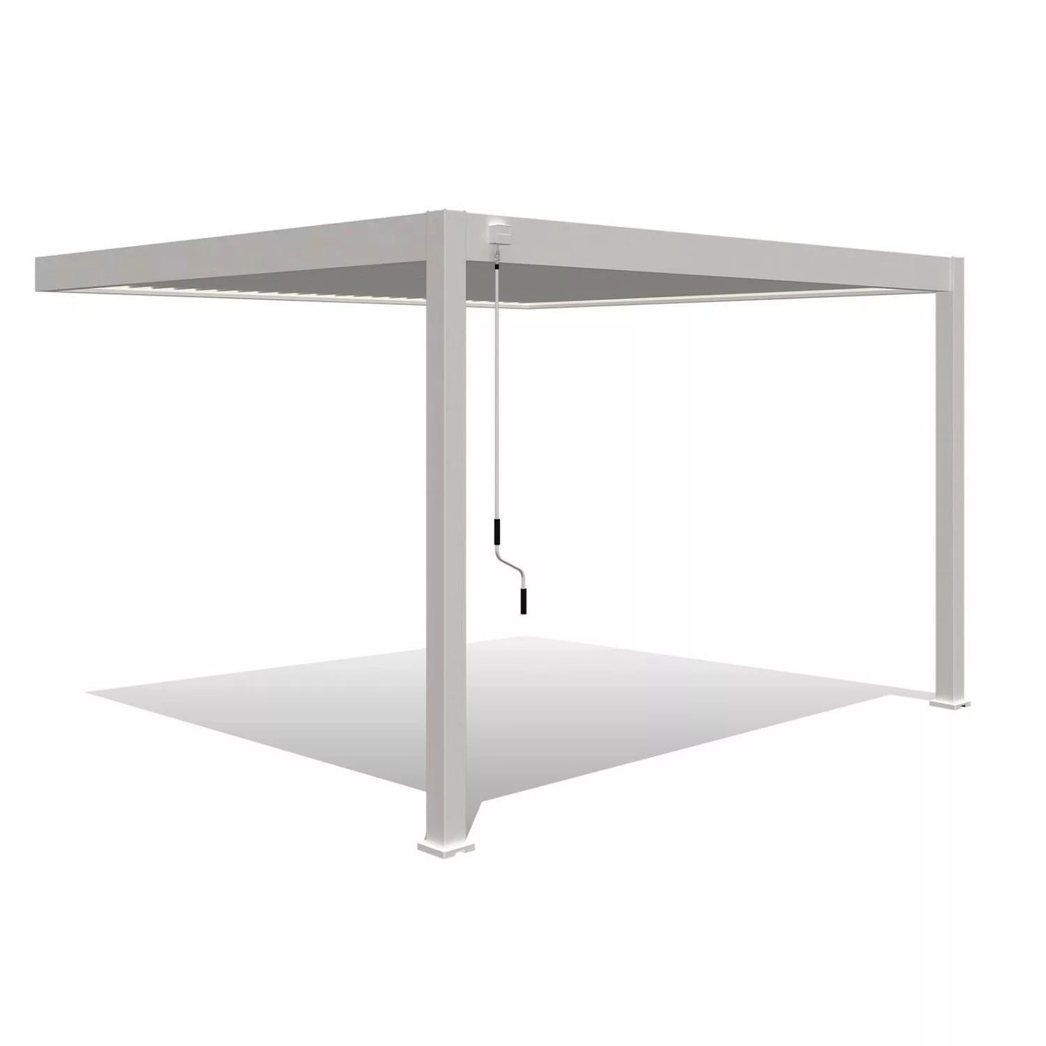 Weide Deluxe Aluminium Pavillon 3,6 x 4 M WEISS Wand Pergola günstig online kaufen