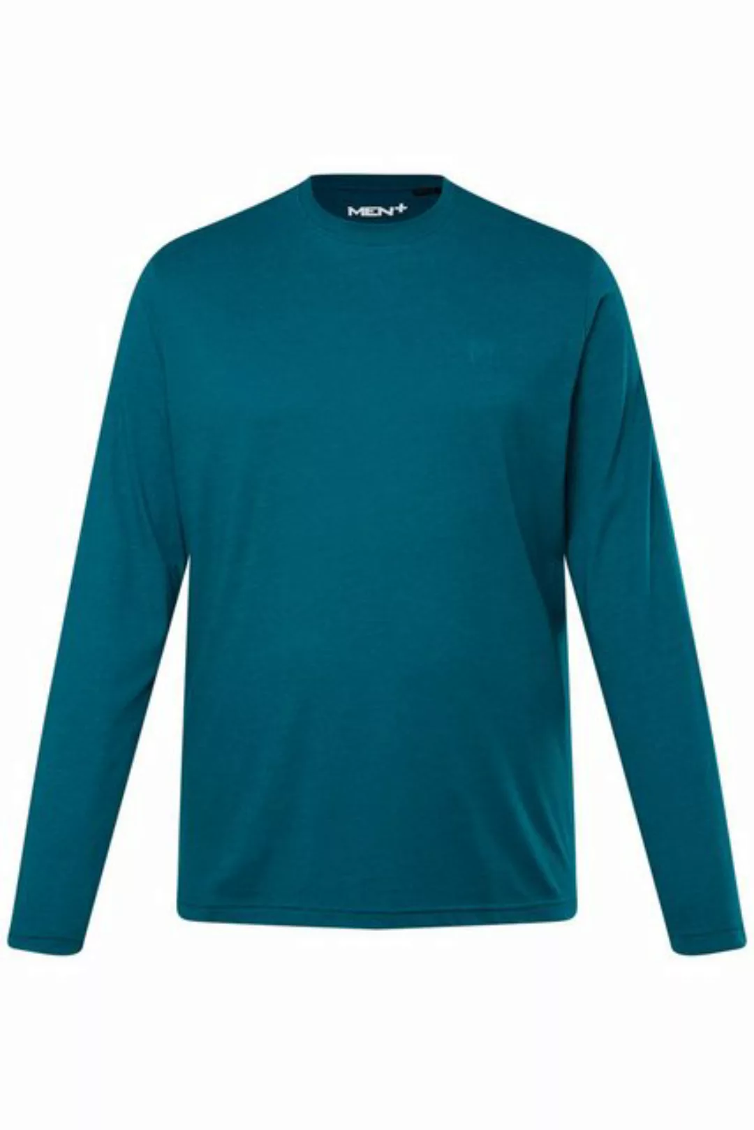 Men Plus T-Shirt Men+ Langarmshirt Basic Rundhals bis 8 XL günstig online kaufen