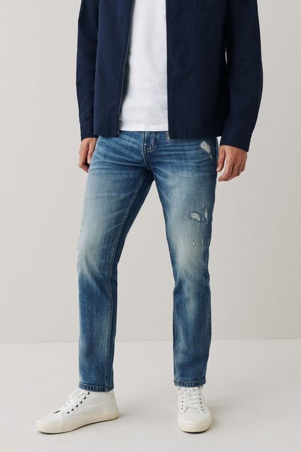 Next Slim-fit-Jeans Slim Fit Jeans mit Rissen (1-tlg) günstig online kaufen