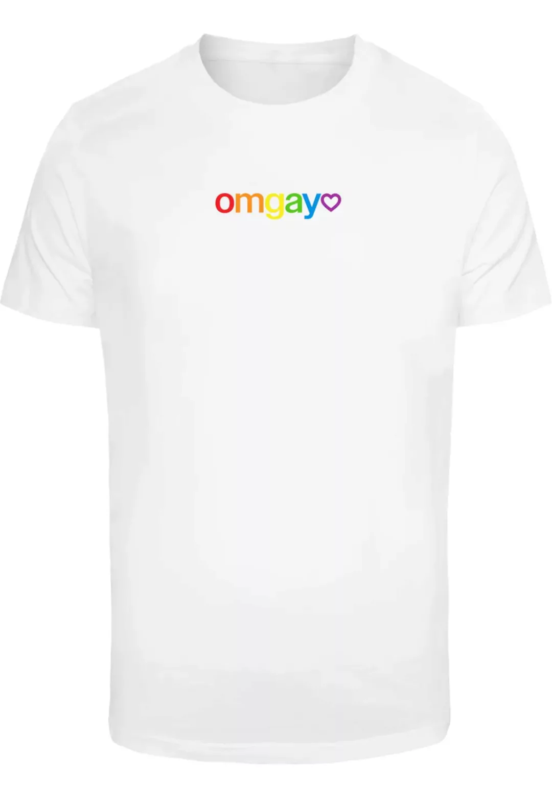 MisterTee T-Shirt "MisterTee OMGay Rainbow Pride Tee" günstig online kaufen