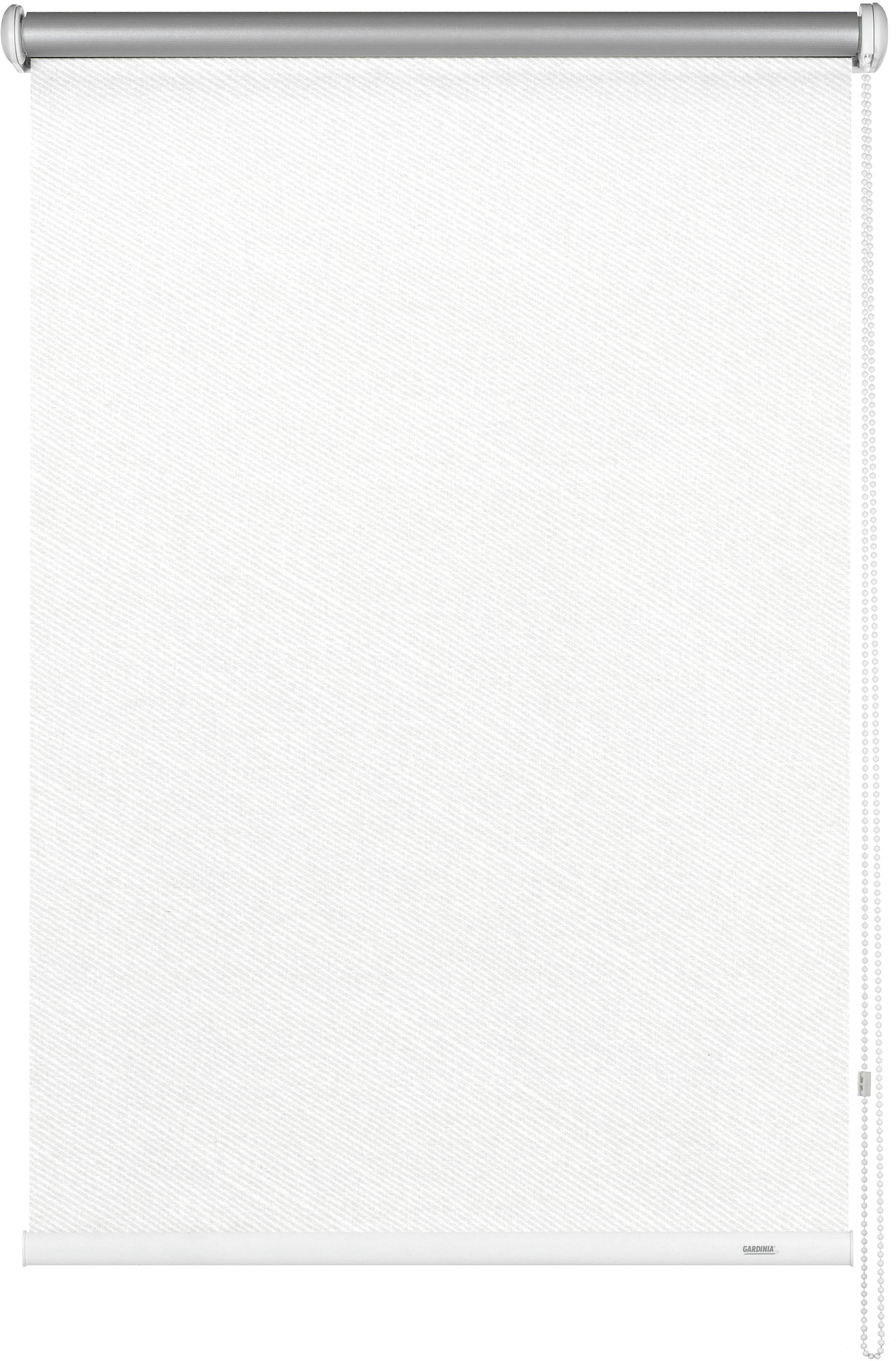 Gardinia Verdunkelungsrollo Thermo Streifen 62 cm x 180 cm Weiß günstig online kaufen