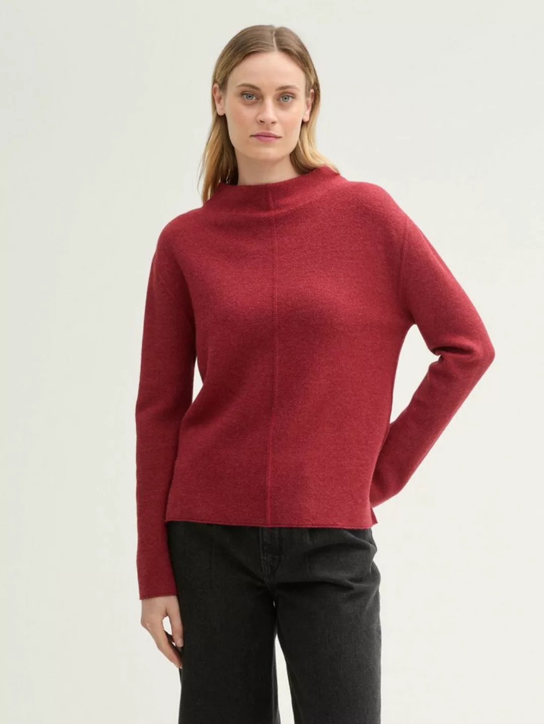 TOM TAILOR Strickpullover Strick Pullover mit LENZING™ EcoVero™ günstig online kaufen