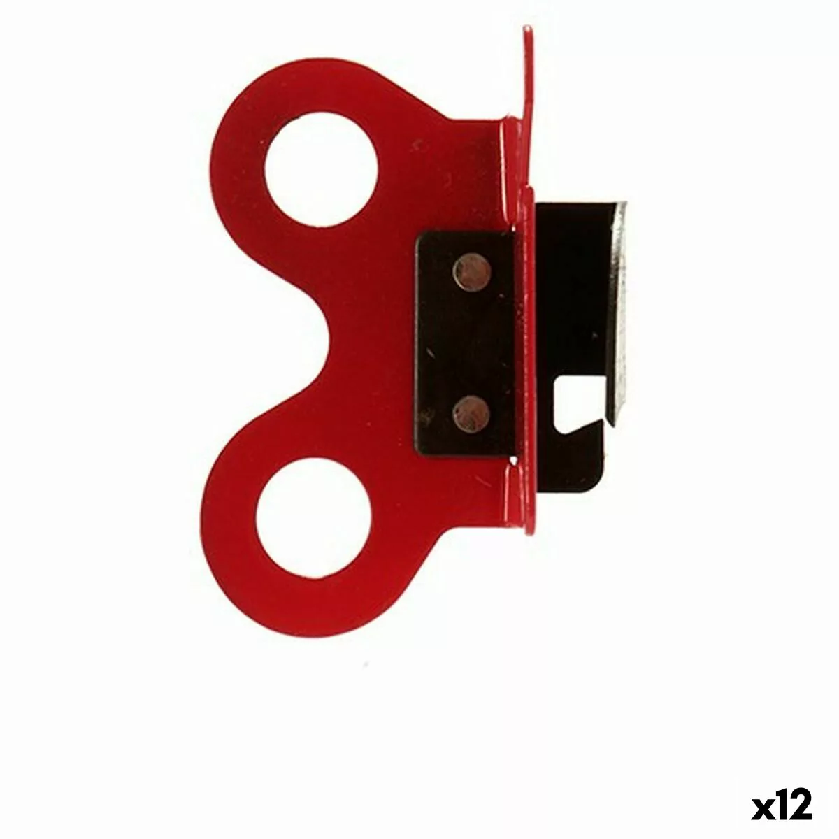 Dosenöffner Rot Schwarz Stahl (5 X 6,7 X 2,5 Cm) (12 Stück) günstig online kaufen
