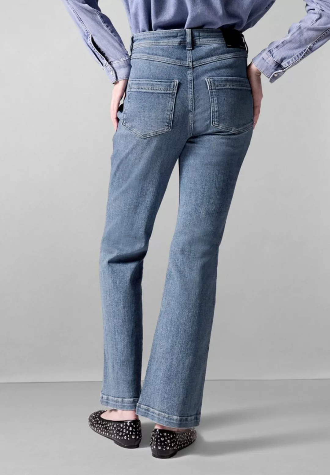 STREET ONE STUDIO Slim-fit-Jeans, High Waist günstig online kaufen