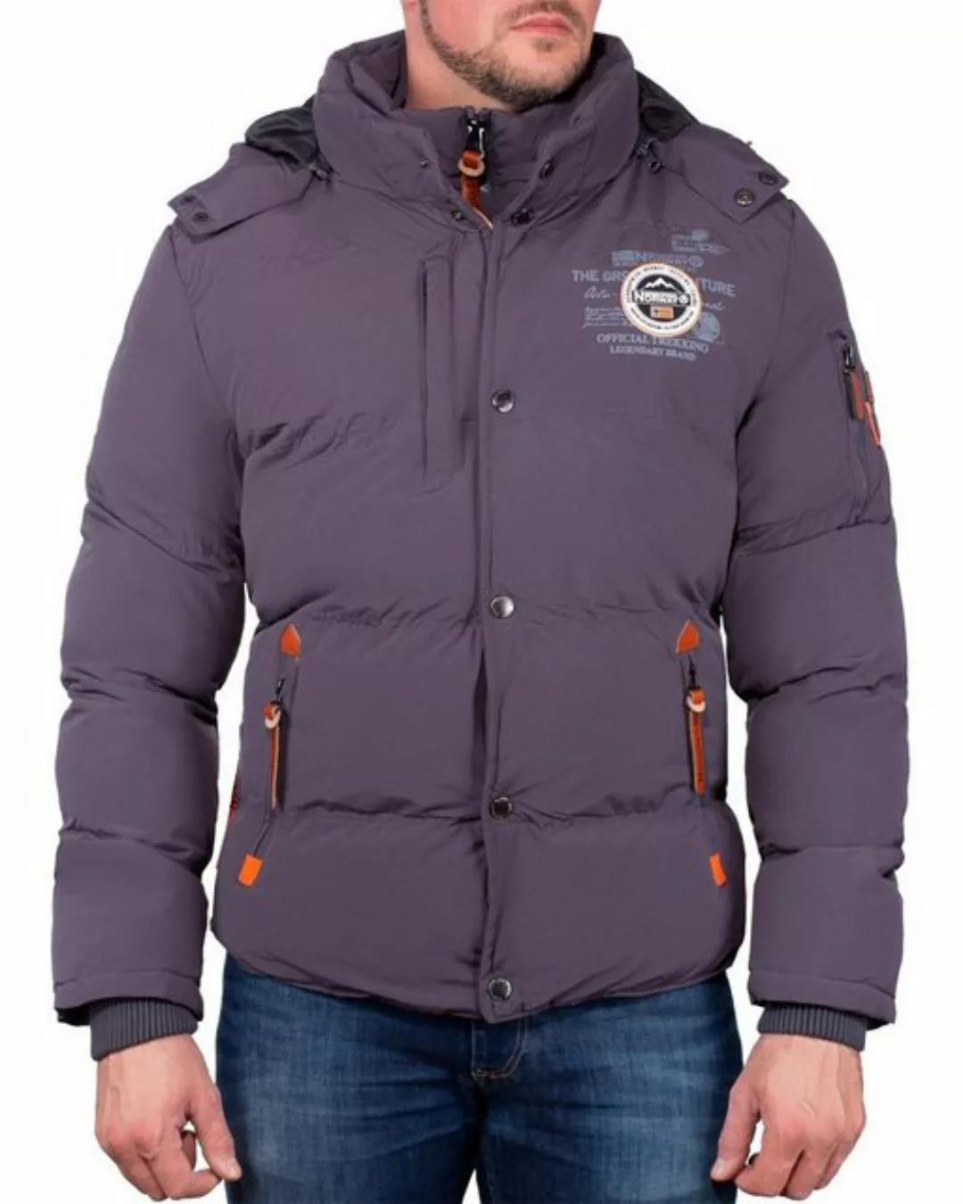 Geographical Norway Winterjacke Herren Outdoor Jacke baverveine Dark Grey S günstig online kaufen