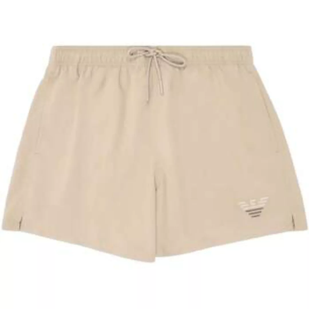 Emporio Armani  Badeshorts Beach Two Tone Eagle Swim Short Beige günstig online kaufen