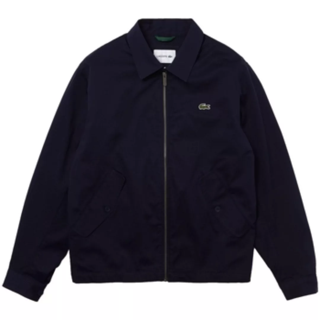 Lacoste  Herrenmantel Short Zippered Organic Jacket - Bleu Marine günstig online kaufen
