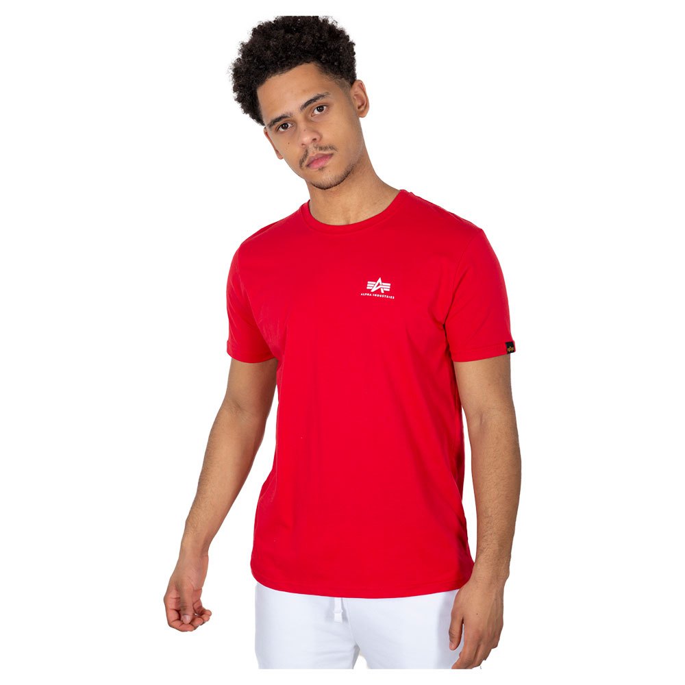 Alpha Industries Backprint Kurzärmeliges T-shirt 2XL Speed Red günstig online kaufen
