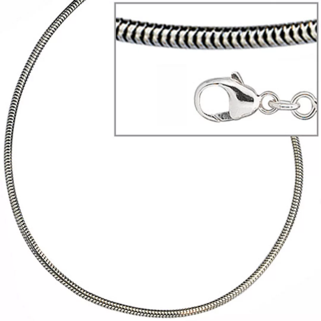 SIGO Schlangenkette 925 Silber 1,6 mm 42 cm Halskette Kette Silberkette Kar günstig online kaufen
