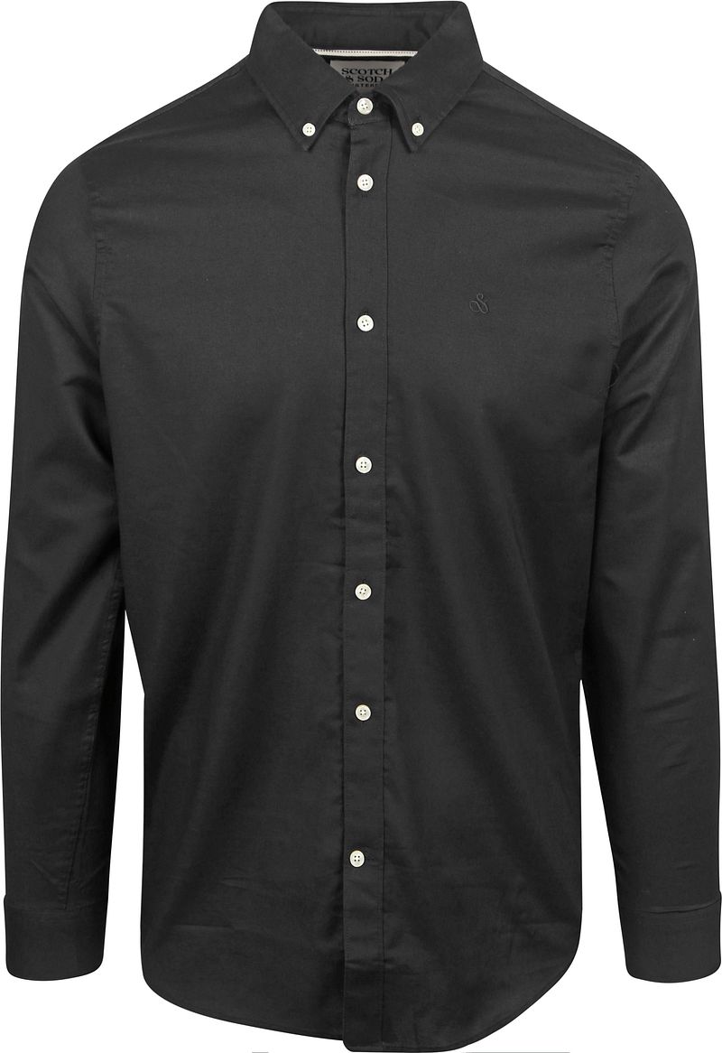 Scotch and Soda Core Oxford Hemd Schwarz - Größe XL günstig online kaufen