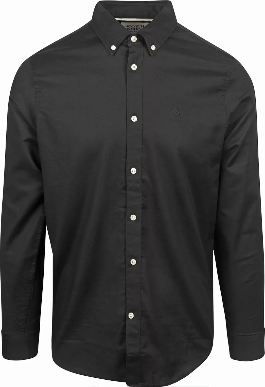 Scotch and Soda Core Oxford Hemd Schwarz - Größe S günstig online kaufen