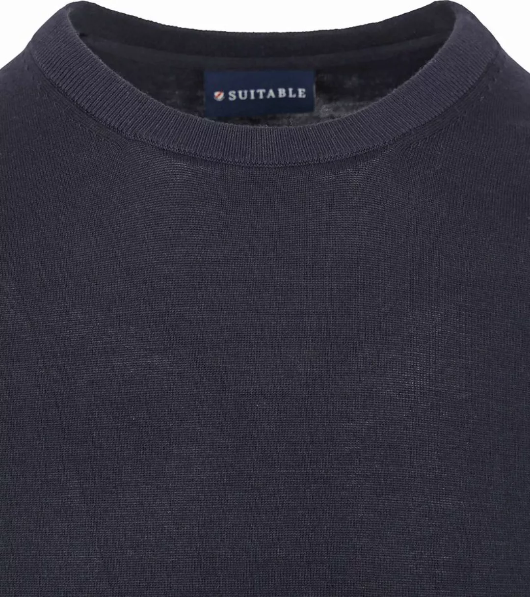 Suitable Knitted T-shirt Navy - Größe XXL günstig online kaufen