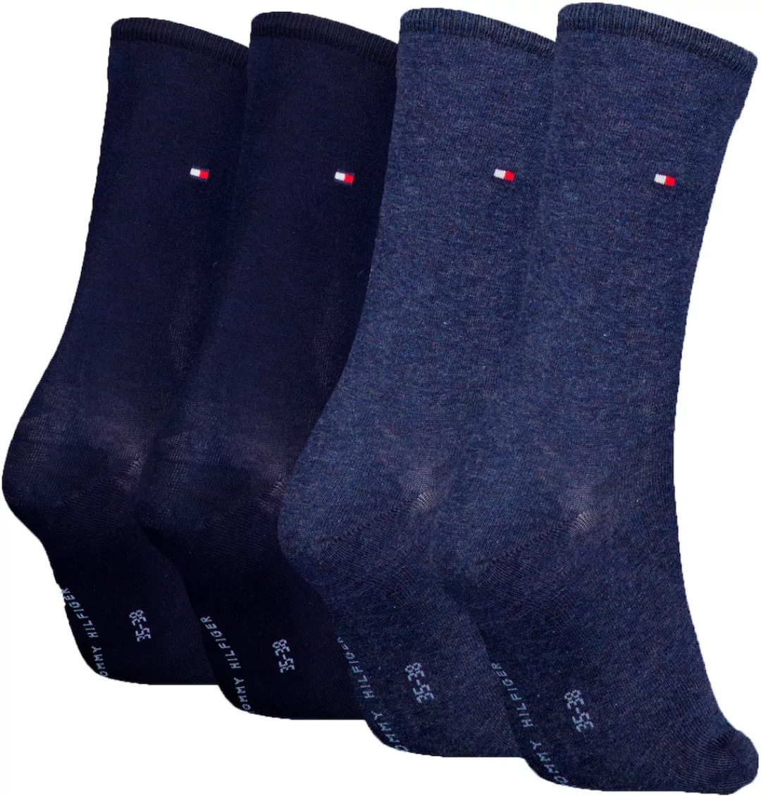 Tommy Hilfiger Socken "TH WOMEN 4P SOCK ECOM", (4 Paar), mit Logostickerei günstig online kaufen