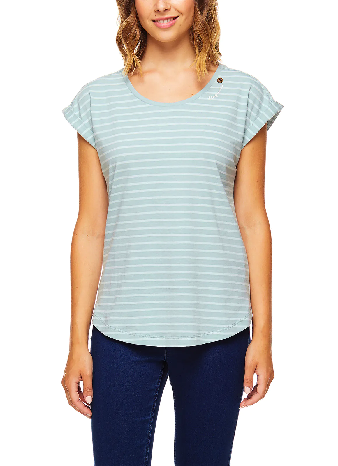 Ragwear Shirt Mallory Organic aqua günstig online kaufen