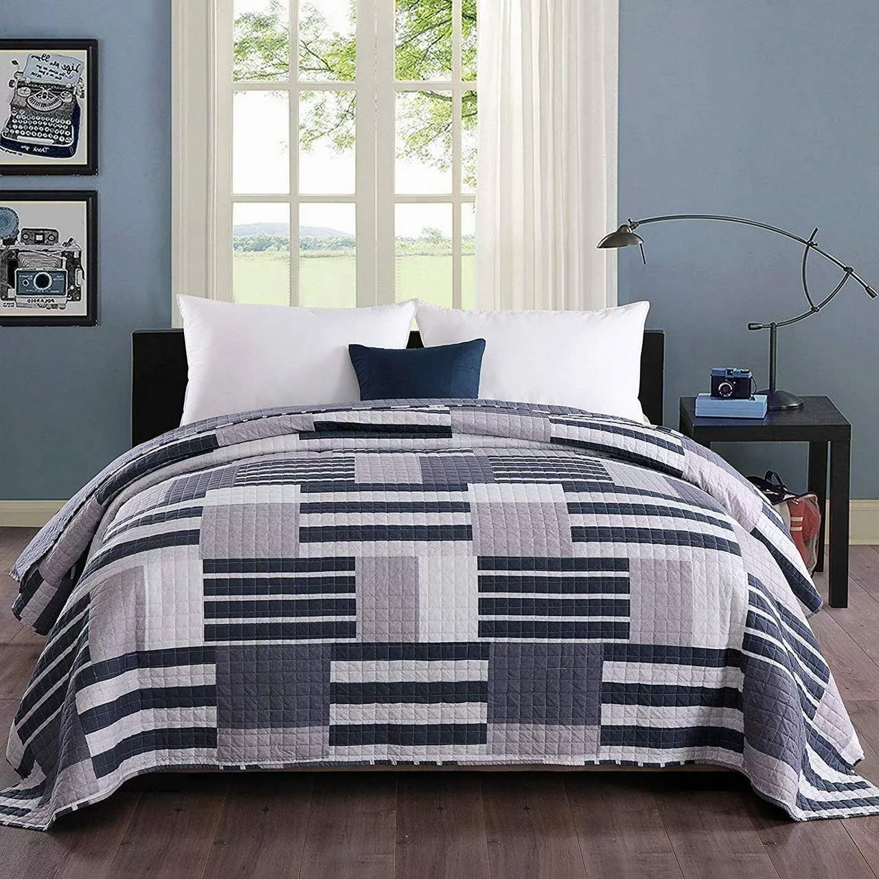 Woltu Tagesdecke, 2 x Tagesdecken Bettüberwurf günstig online kaufen