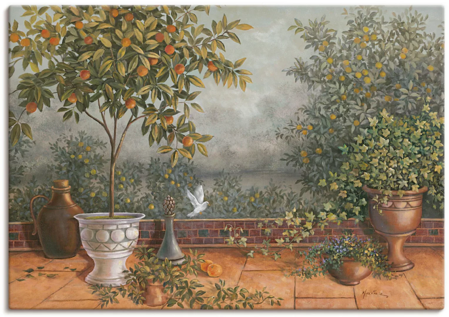 Artland Wandbild »Garten I«, Garten, (1 St.), als Leinwandbild, Poster in v günstig online kaufen