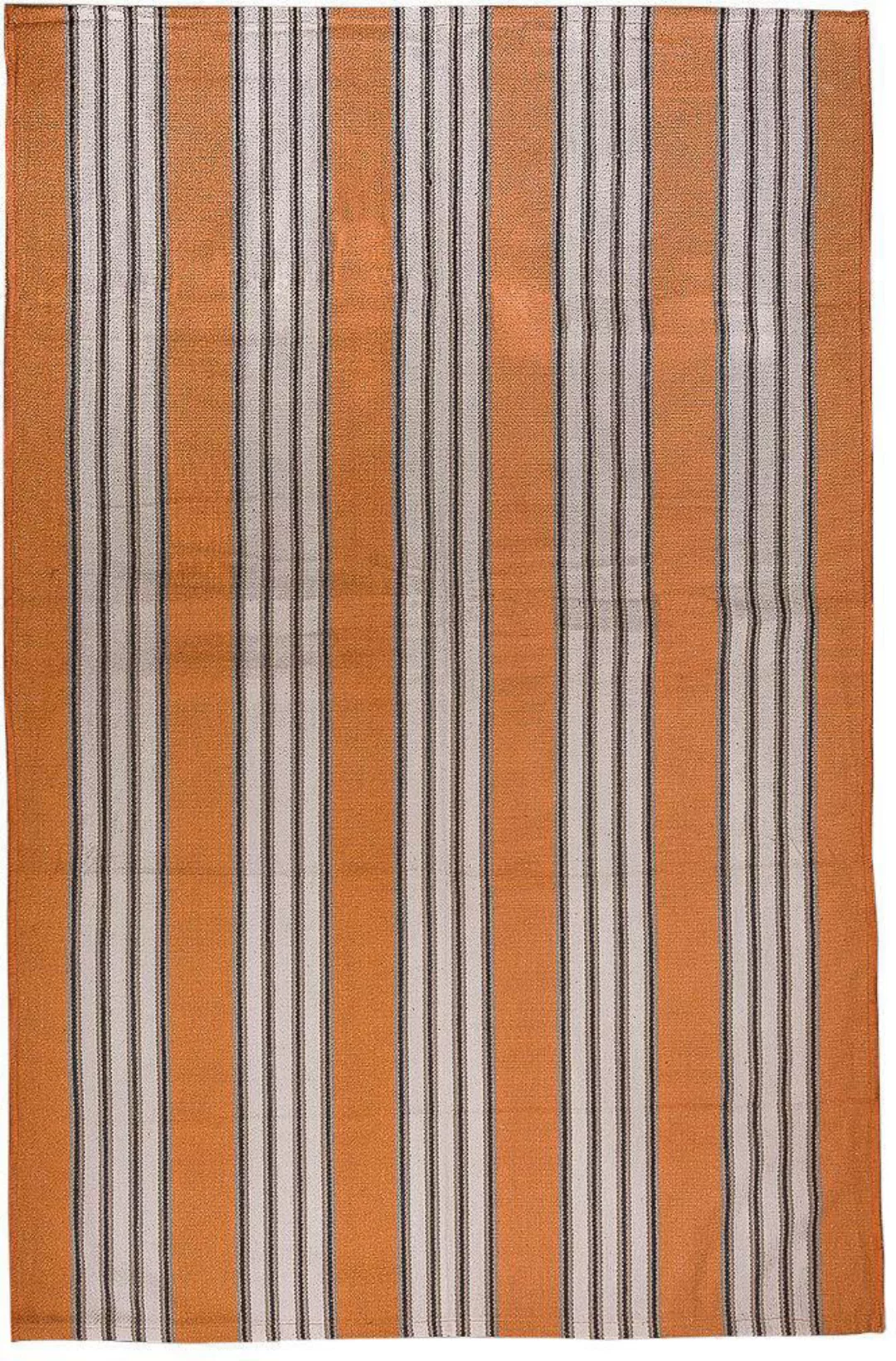 morgenland Wollteppich »Kelim Teppich gewebt orange«, rechteckig, reine Bau günstig online kaufen