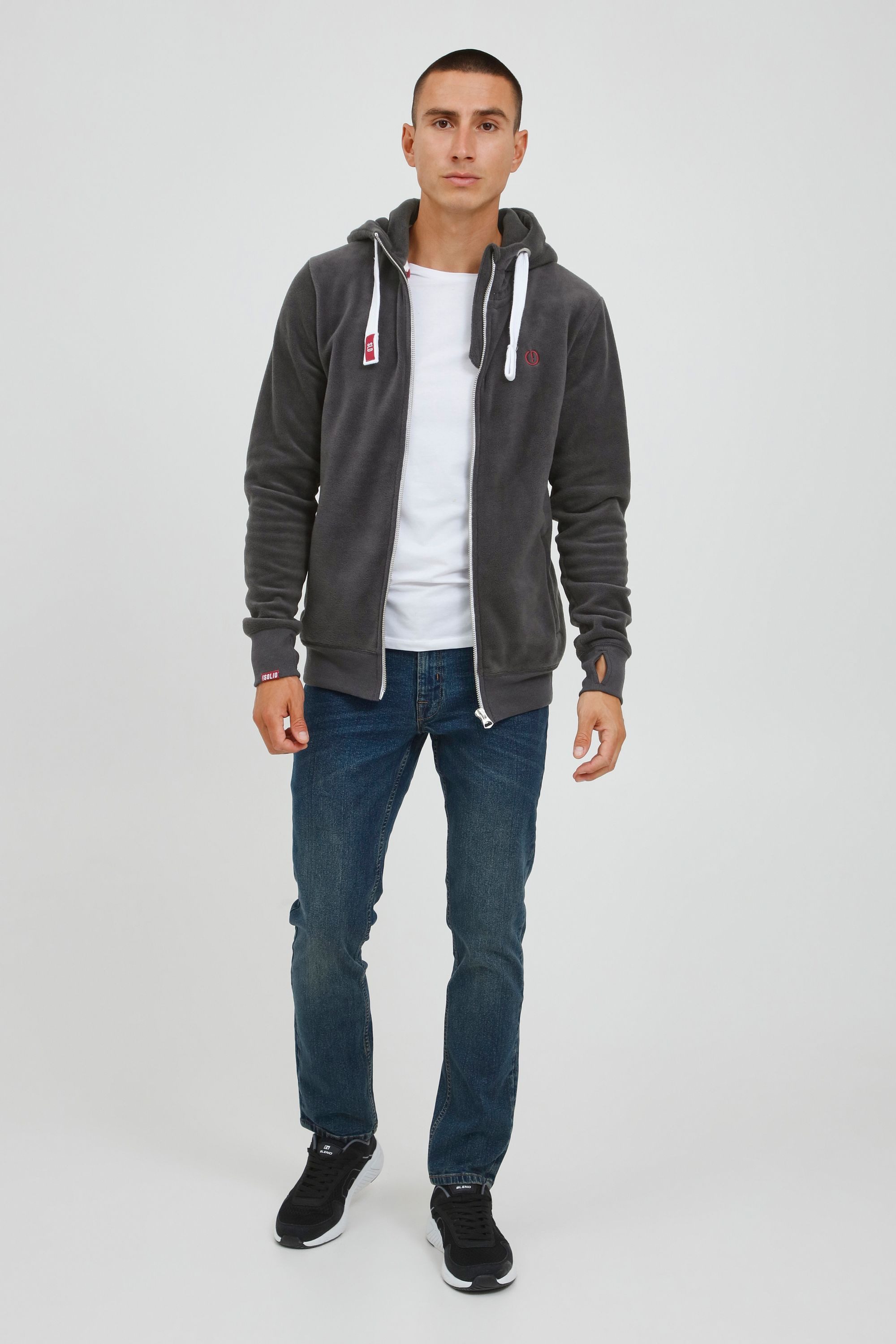 !Solid Fleecejacke SDLoki Sweatshirtjacke mit hochabschließendem günstig online kaufen