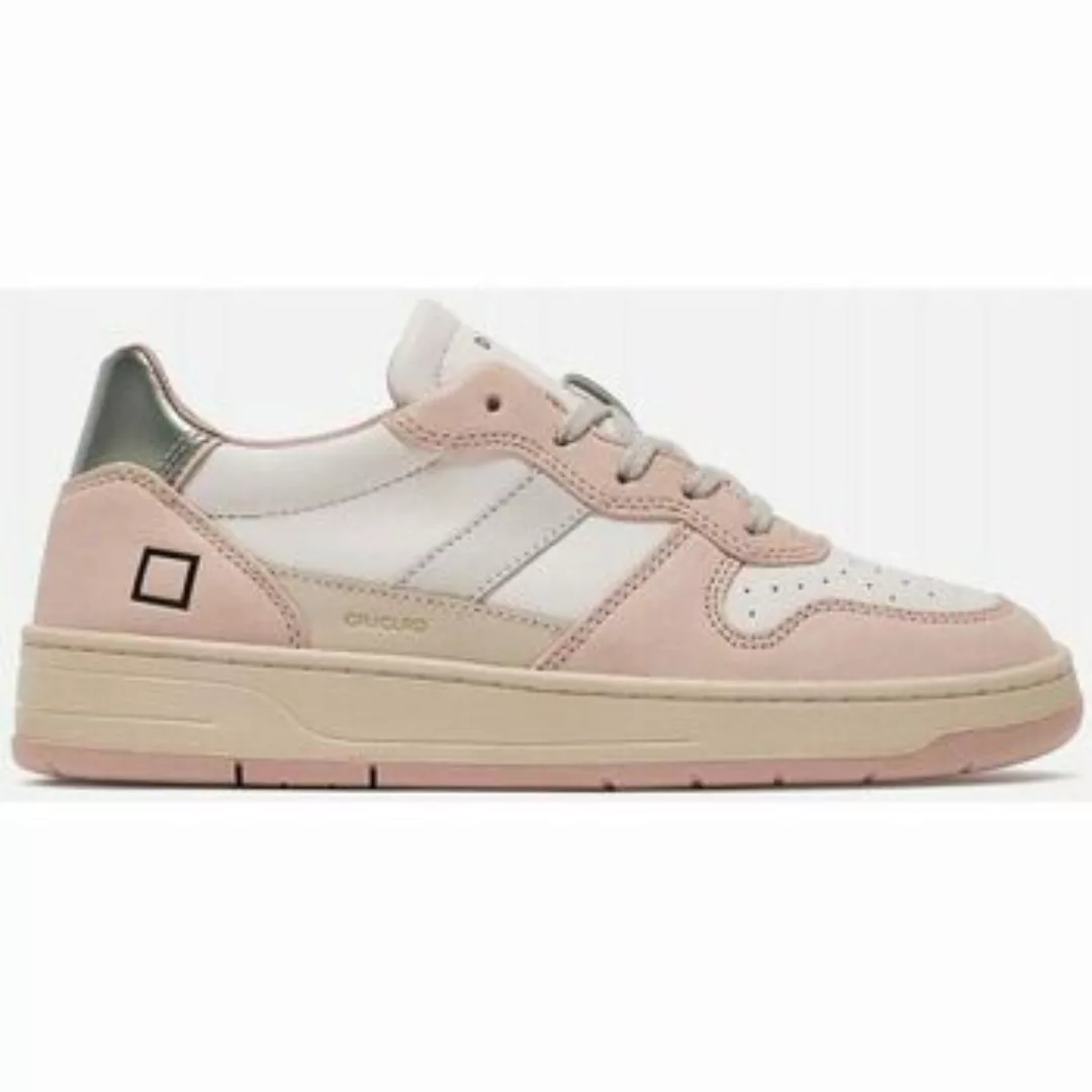 Date  Sneaker W381-C2-CO-WP COURT 2.0 COLORED-WHITE/PINK günstig online kaufen