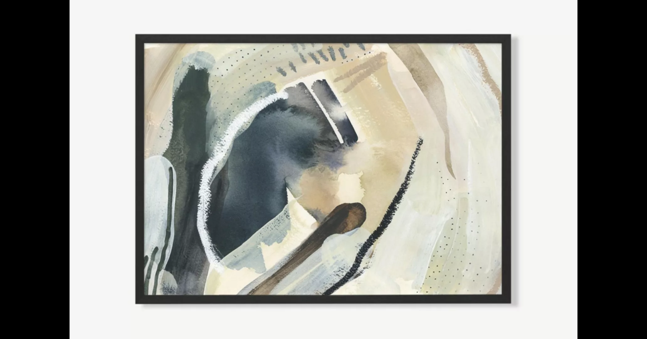 Windy Waters gerahmter Kunstdruck von Jetty Home (70 x 100 cm) - MADE.com günstig online kaufen