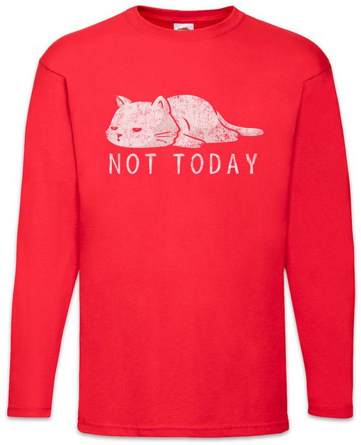 Urban Backwoods Langarmshirt Cat Not Today Langarm T-Shirt Katze Liebe Cats günstig online kaufen