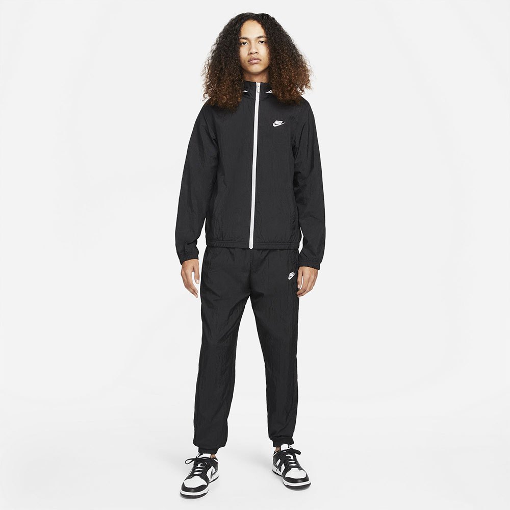 Nike Sportswear Sport Essentials Woven Trainingsanzug XL Black / White günstig online kaufen