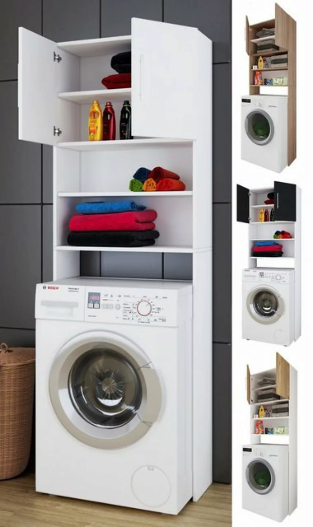 VCM Holz Überbauschrank Waschmaschine Überbau Schrank Waschmaschinenschrank günstig online kaufen