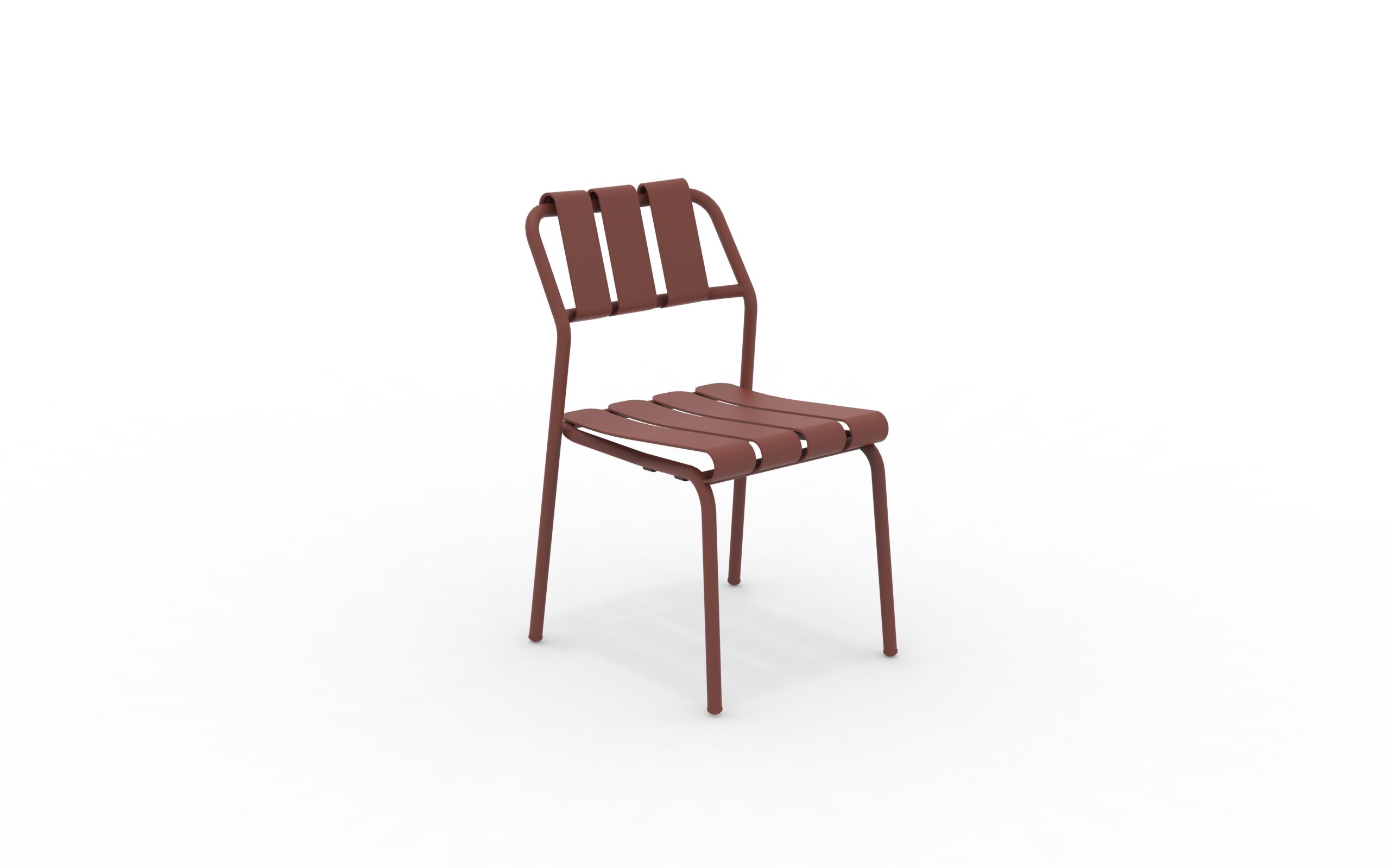 Robuster Terrassenstuhl Verdea stapelbar terracotta günstig online kaufen