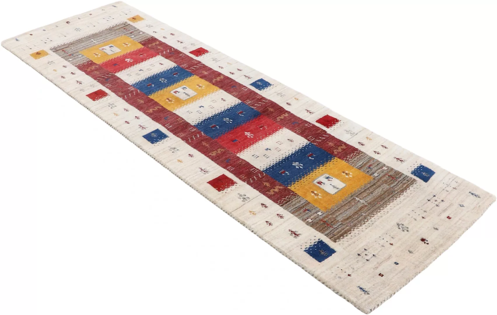 carpetfine Wollteppich »Gabbeh Sofia, auch als Läufer«, rechteckig, 15 mm H günstig online kaufen