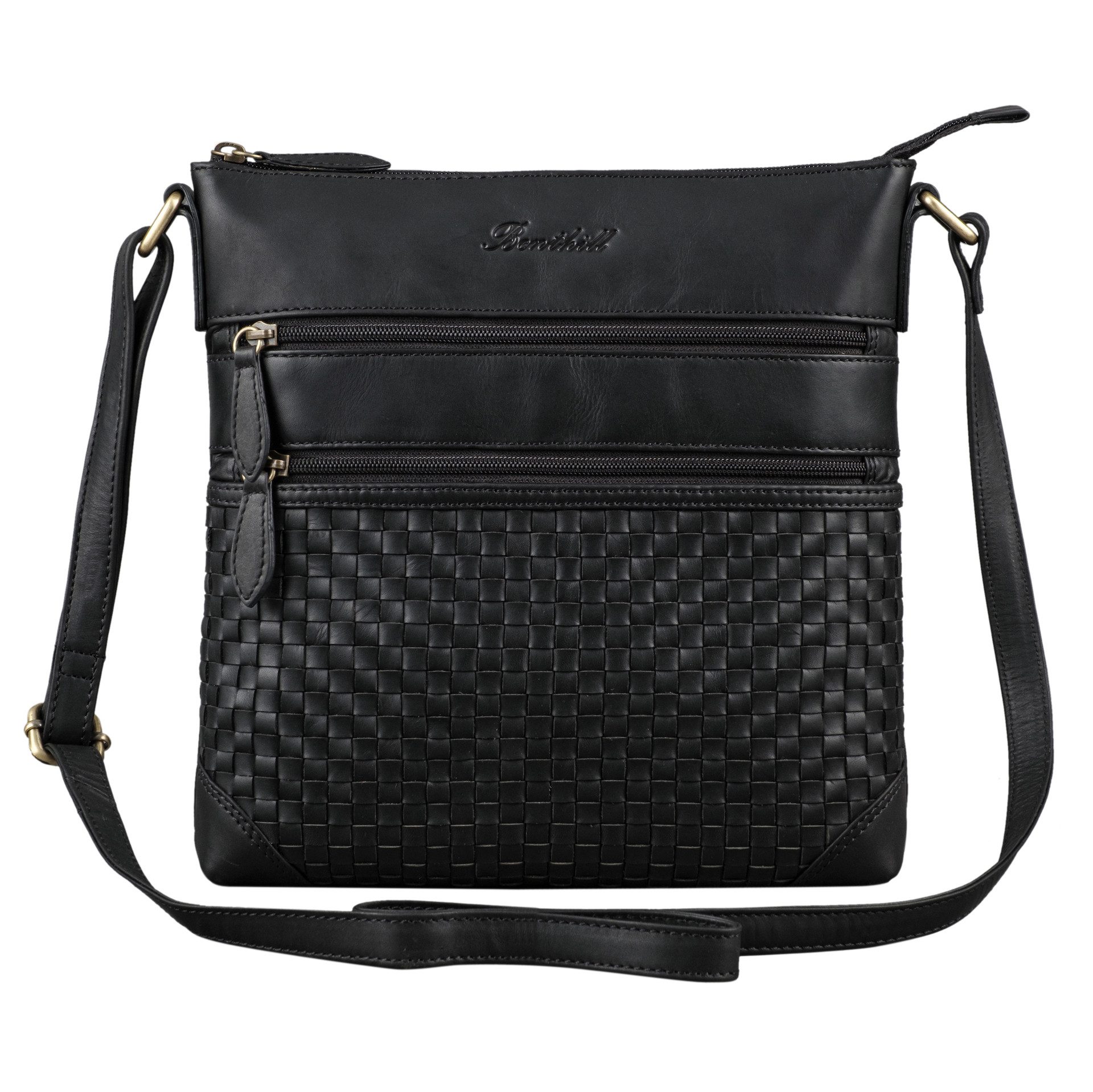 Benthill Umhängetasche Damen Echt Leder Schultertasche günstig online kaufen