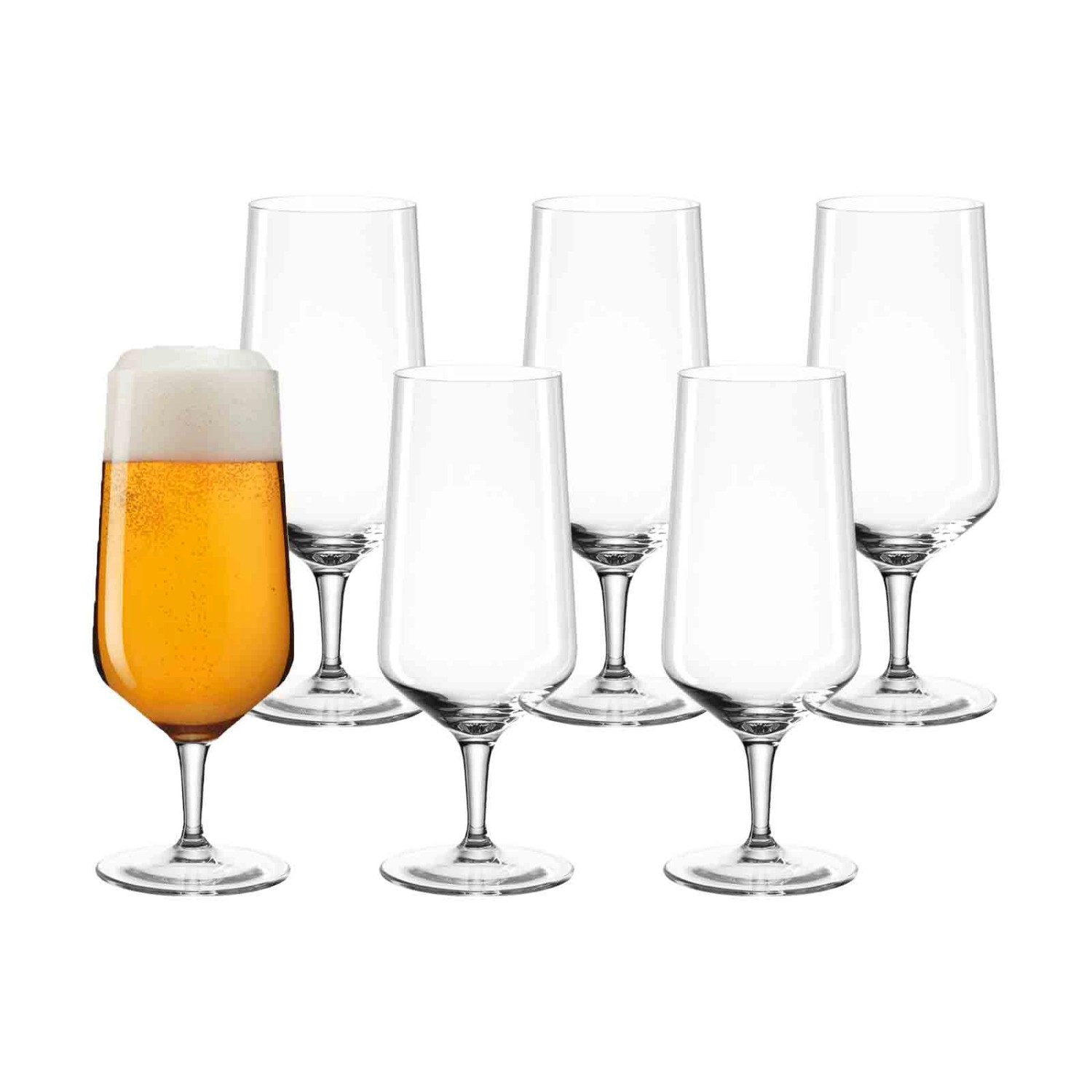 LEONARDO Bierglas »PUCCINI«, (Set, 6 tlg.), 410 ml, 6-teilig günstig online kaufen