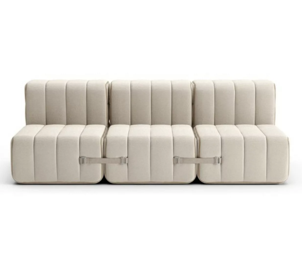 Curt Modulsofa mit Lehne SERA Weiß / Beige günstig online kaufen