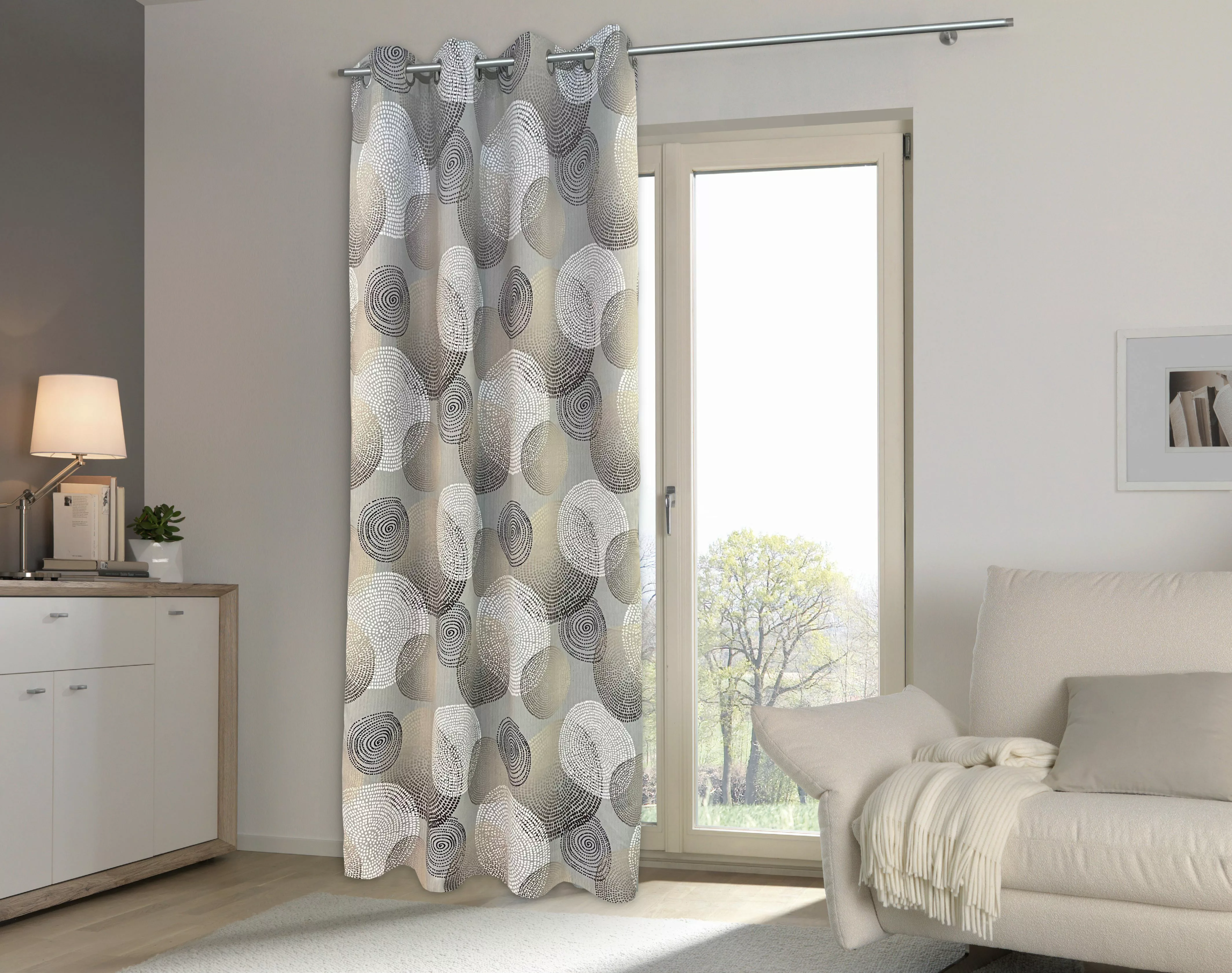HOME WOHNIDEEN Verdunkelungsvorhang »GINNY«, (1 St.), BEDRUCKT,VERDUNKLUNSG günstig online kaufen