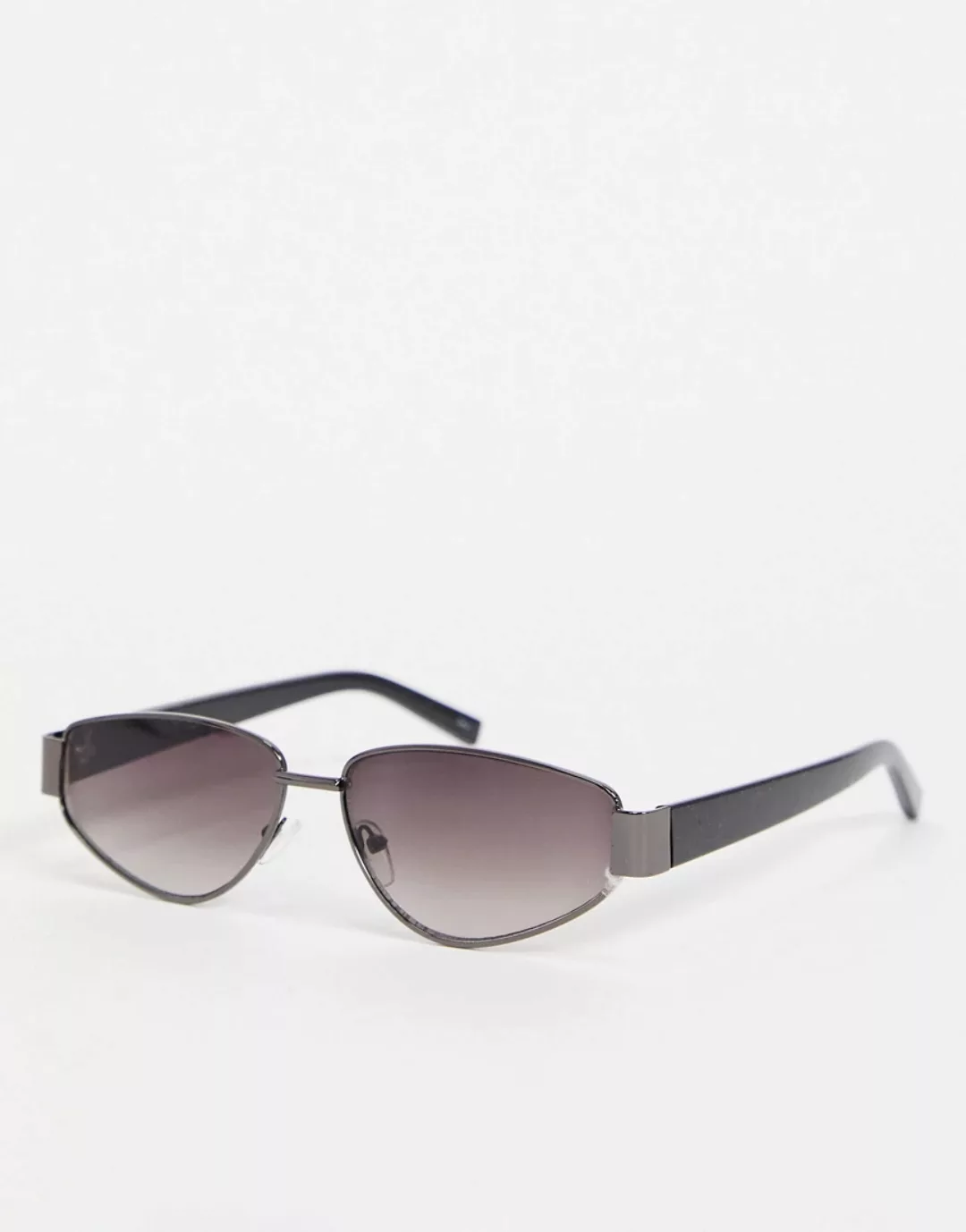 Jeepers Peepers – Eckige Damen-Sonnenbrille in Silber günstig online kaufen