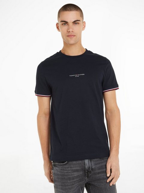 Tommy Hilfiger T-Shirt TOMMY LOGO TIPPED TEE günstig online kaufen