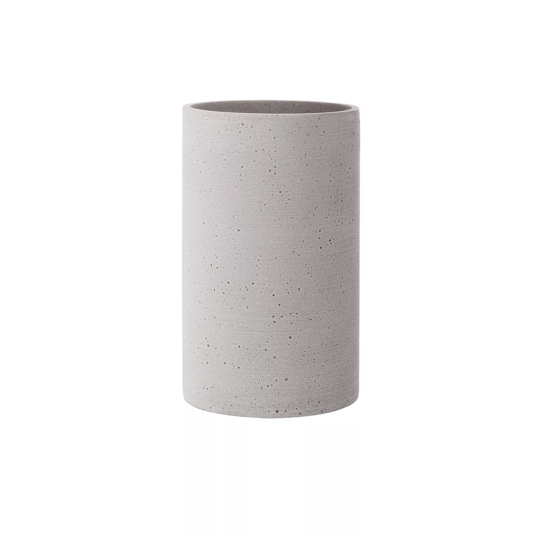 Blomus - Coluna Vase S - hellgrau Beton/H 20cm , Ø 12cm günstig online kaufen