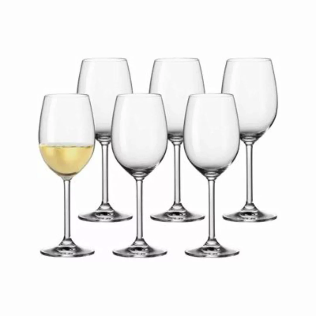 LEONARDO DAILY Weißweinglas 370ml 6er Set Weißweingläser transparent günstig online kaufen