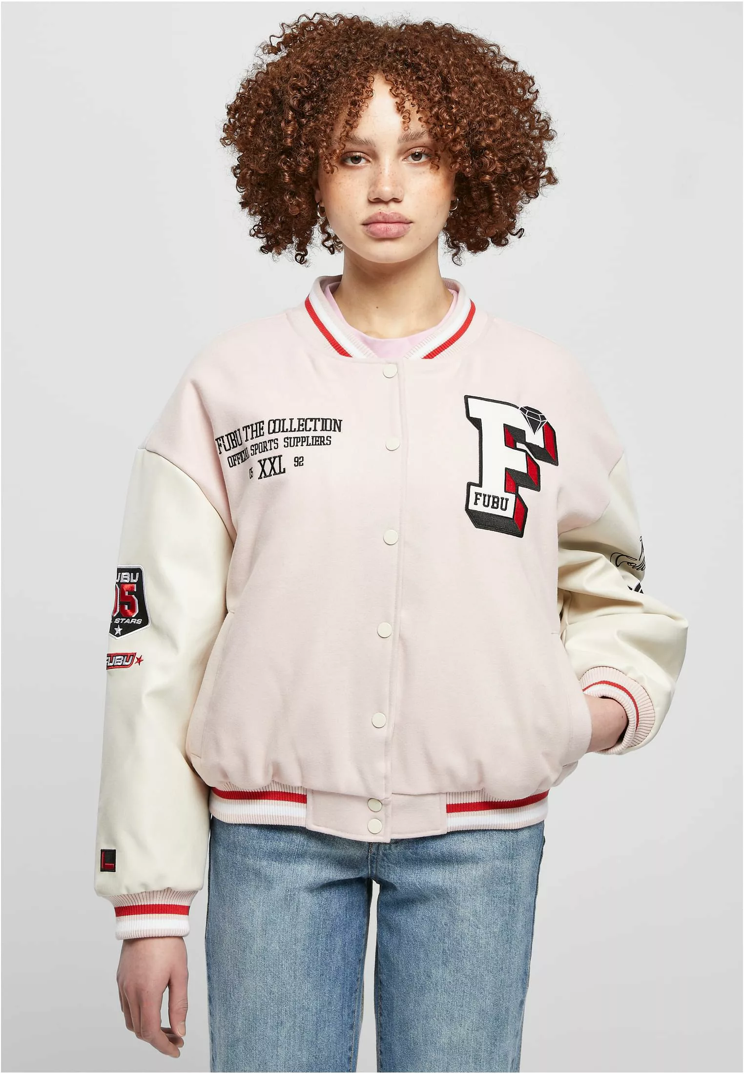 Fubu Sommerjacke "Damen FW231-017-2 FUBU College Varsity Jacket", (1 St.), günstig online kaufen