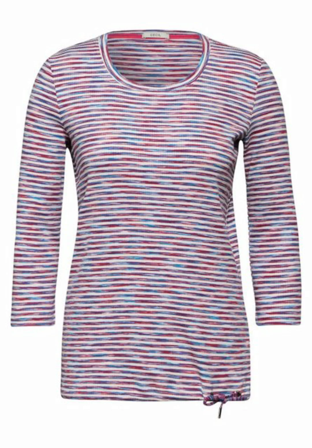 Cecil T-Shirt Cecil / Da.Shirt, Polo / TOS Multi Melange Stripe Shirt günstig online kaufen